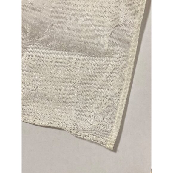 Vintage Lace Curtain Panel Toile Country Cottage Theme Barn 82 x 88 - Picture 6 of 6